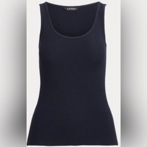 Lauren Ralph Lauren Cotton Blend Tank Top - Picture 5 of 8